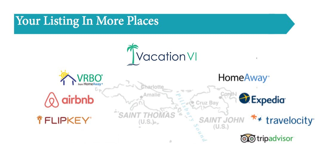 Villa marketing for vacation rentals on St. Thomas and St. John