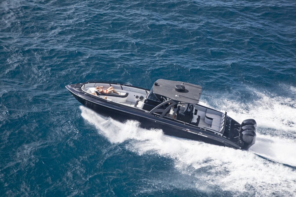 two women enjoying a private charter from midnight sun boat charters